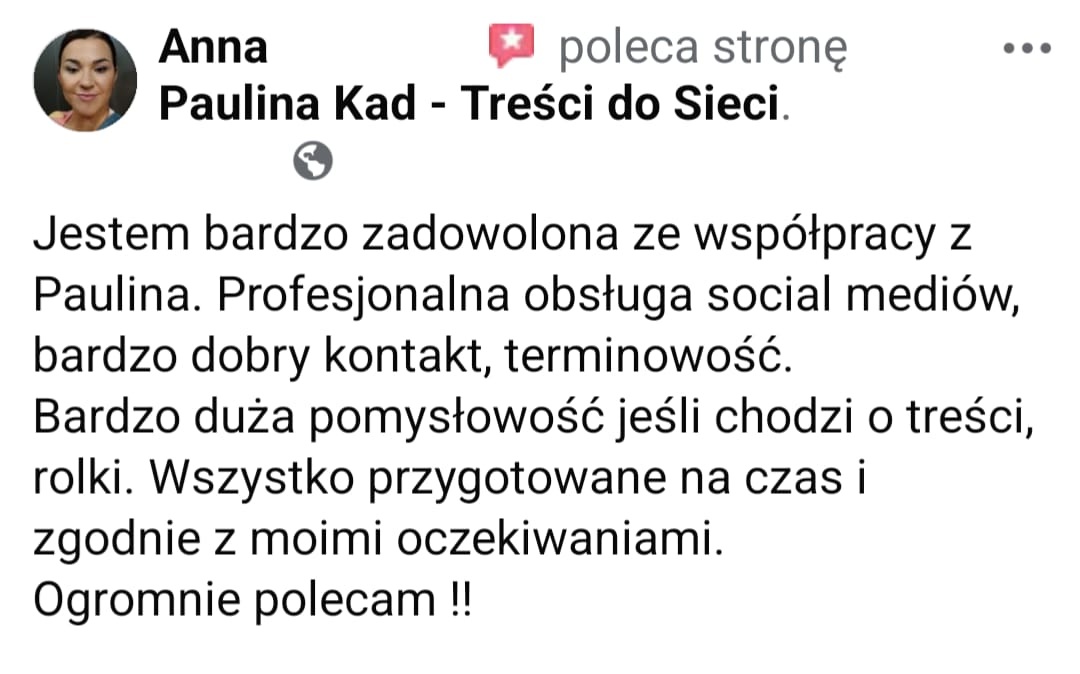 Opinia klienta