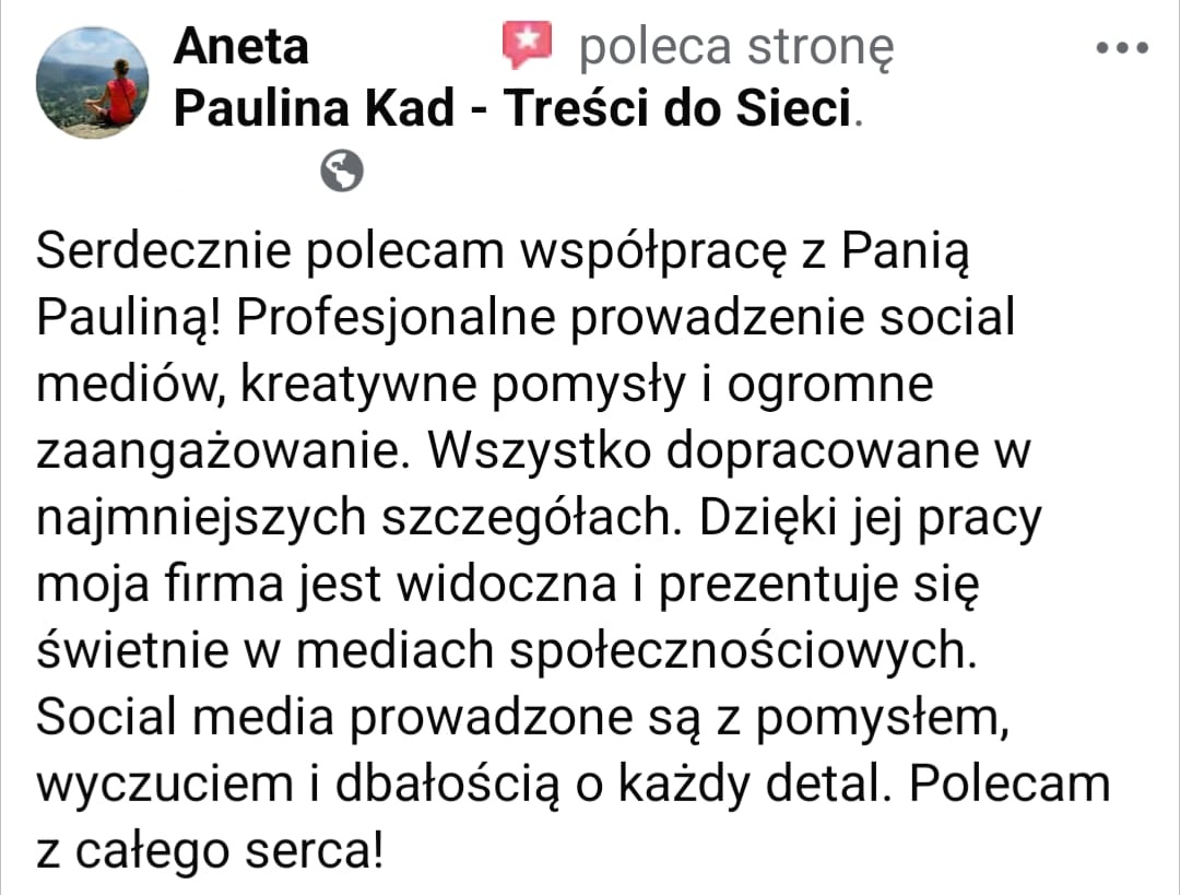 Opinia klienta
